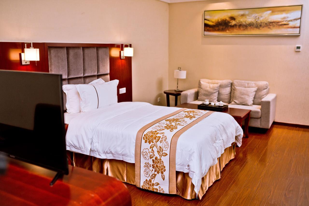 Guangzhou Ming Xin Hotel Bagian luar foto
