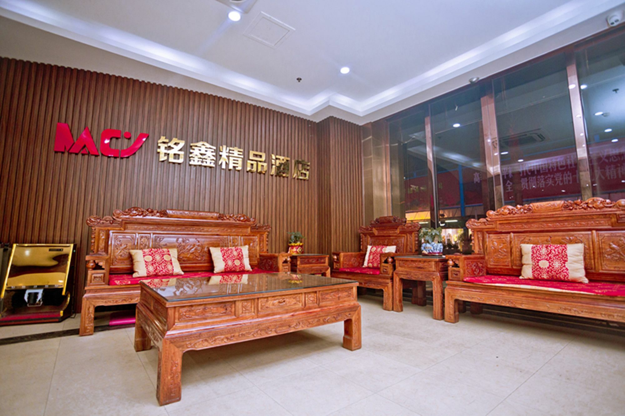 Guangzhou Ming Xin Hotel Bagian luar foto